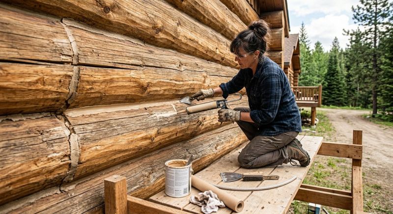 Log Home Repair in Katy, TX